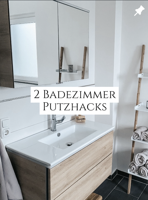 Instagram Reel: 2 Badezimmer Putzhacks
