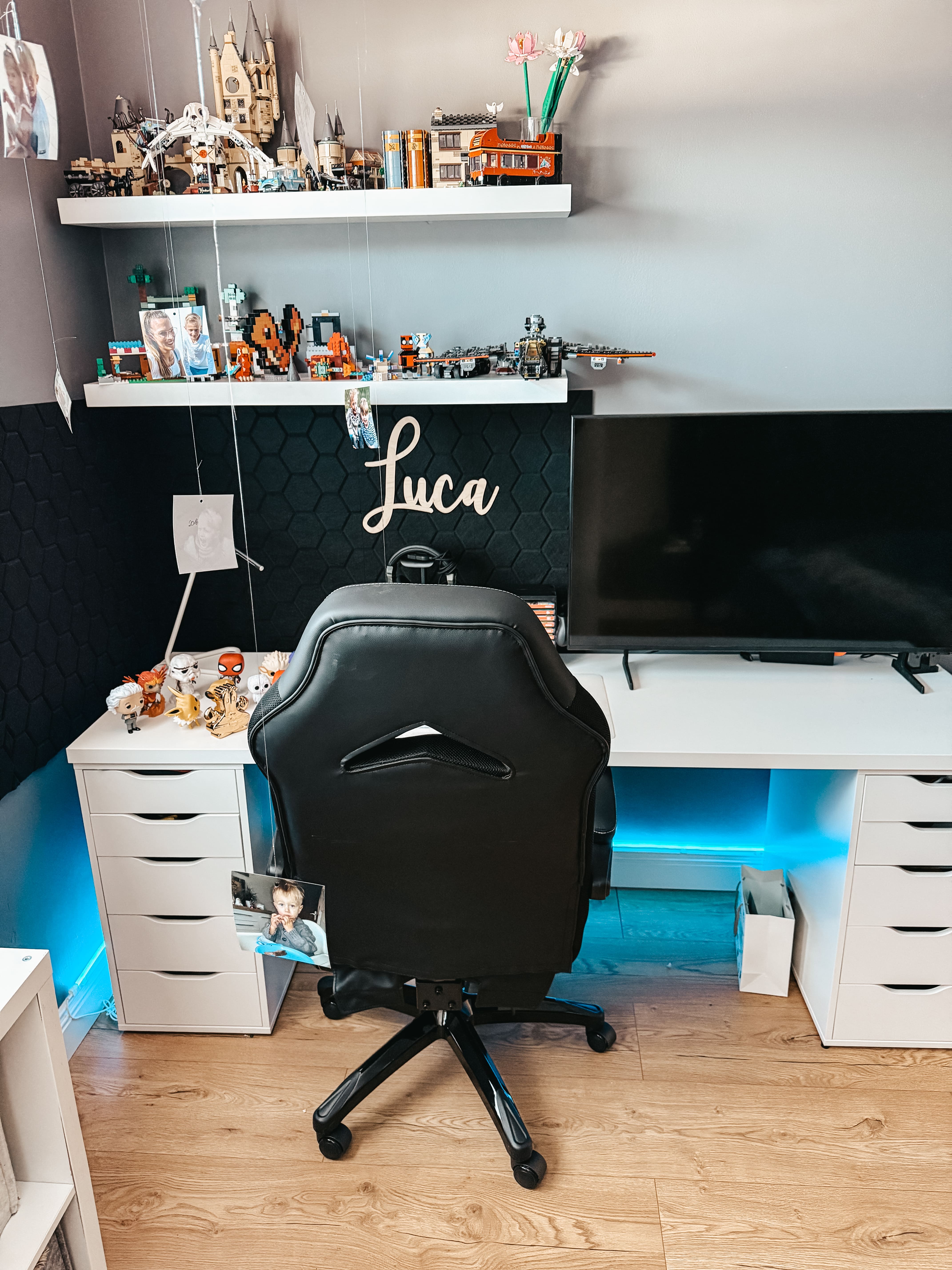 Gaming-Zimmer Luca mit LED-Beleuchtung